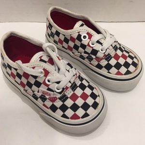 Vans Toddler Checkered Sneakers